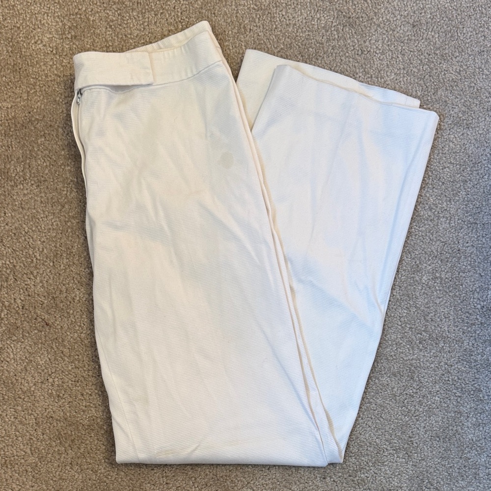 Escada White Pants